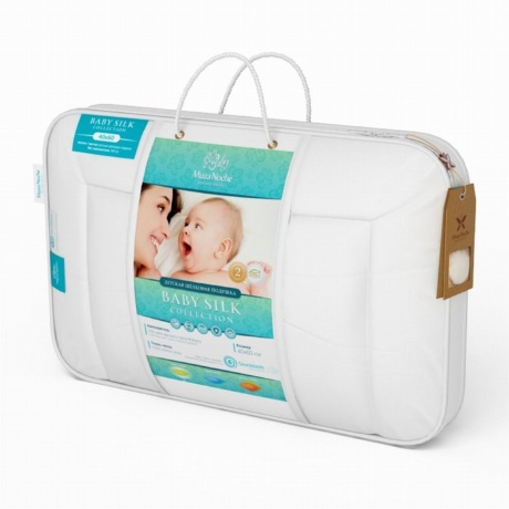 Детская подушка BABY SILK, 40х60 низкая/мягкая, Muza Noche