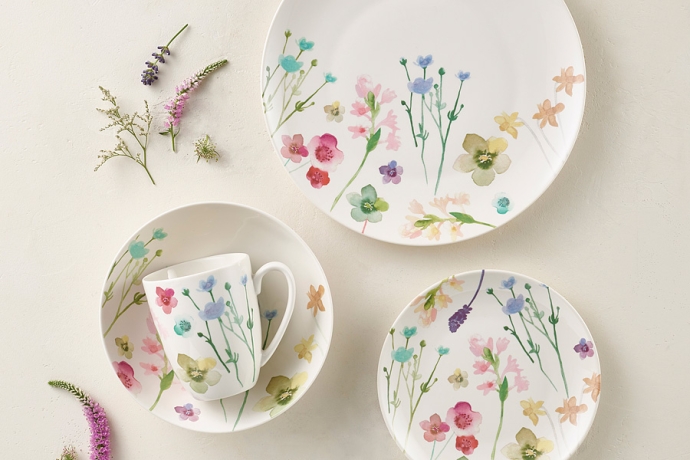 Тарелка закусочная Лесные цветы, 19 см. Maxwell & Williams