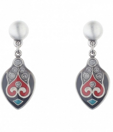 Серьги A51854.4.T BW/R Clara Bijoux