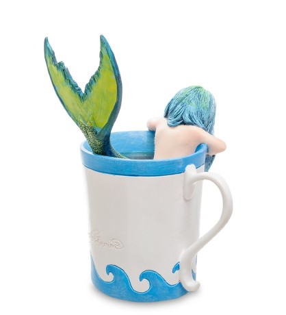 GA-92 Статуэтка "Чашка с русалкой "Утреннее блаженство"