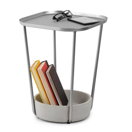 Столик придиванный Tavalo никель, Umbra