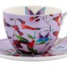 Чашка с блюдцем Пенстемоны, 0,4 л. Maxwell & Williams