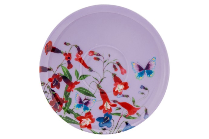 Чашка с блюдцем Пенстемоны, 0,4 л. Maxwell & Williams