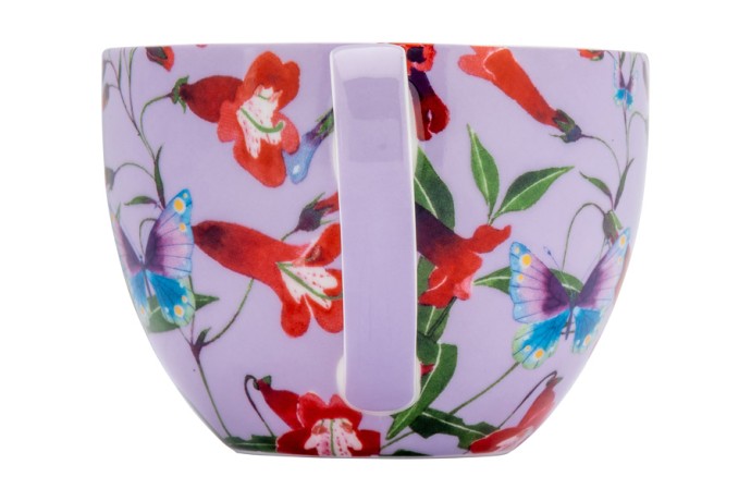 Чашка с блюдцем Пенстемоны, 0,4 л. Maxwell & Williams