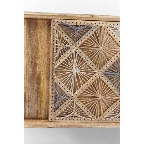 Буфет Coachella, коллекция "Коачелла", ручная работа 160*85*45, Манго, Хлопок, Полиэстер, Коричневый