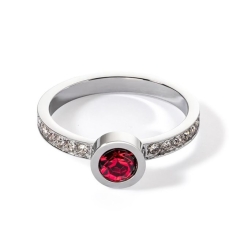 Кольцо Red-Silver 16.5 мм 0228/40-0317 52 Coeur de Lion