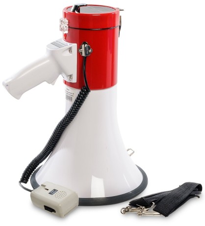 HW-66 Мегафон мощность 25 Ватт (до 600 метров)