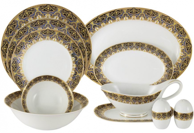 Обеденный сервиз на 12 персон "Шахерезада" Midori, 50 предметов