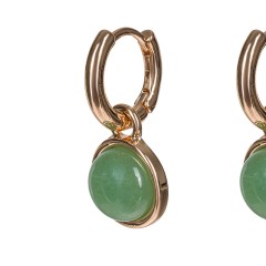 Серьги GREEN AVENTURINE