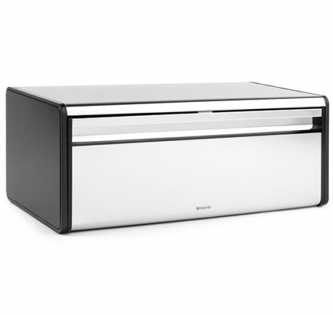 Хлебница с откидной крышкой, Стальной полированный Brabantia