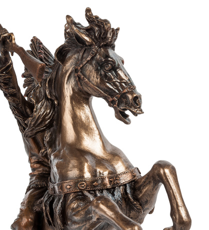 WS-444 Статуэтка "Индеец на коне"