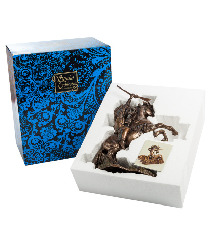 WS-444 Статуэтка "Индеец на коне"
