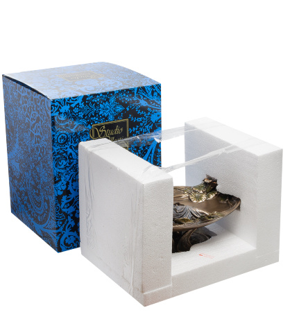 WS-586 Ваза "Леди и цветы настурции"