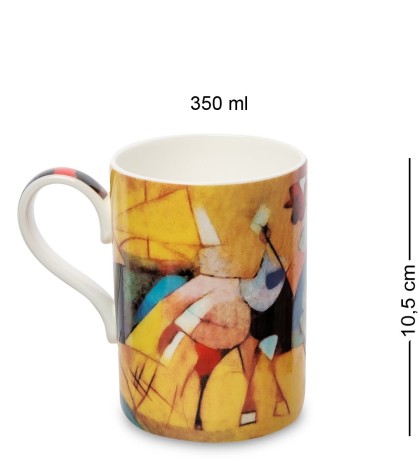 JK-296 Кружка "Абстракция" (Astrazione Pavone)