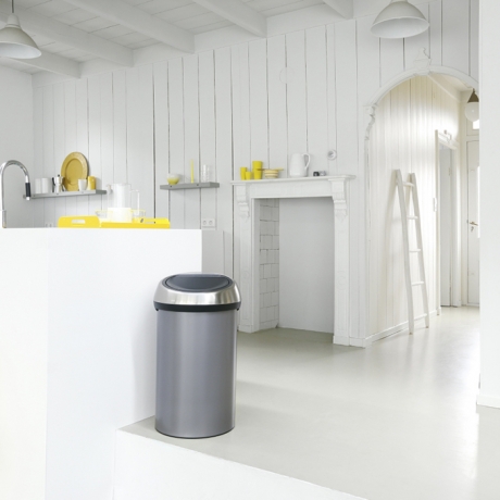 Мусорный бак Touch Bin (60 л), Платиновый Brabantia