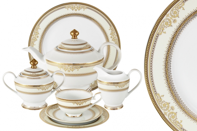 Чайный сервиз на 12 персон "Эльмира" 42 предмета, Midori