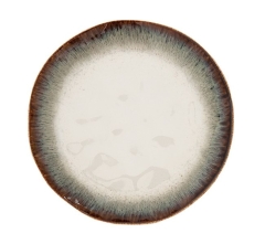 Тарелка закусочная Nuances, коричневая, 21 см. Easy Life