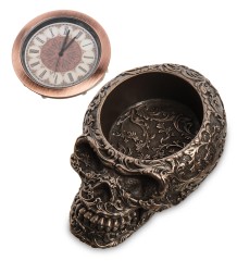 WS-1065 Часы настольные в стиле Стимпанк &quot;Череп&quot;