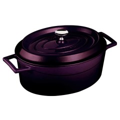 Кастрюля овальная, фиолетовый Lava