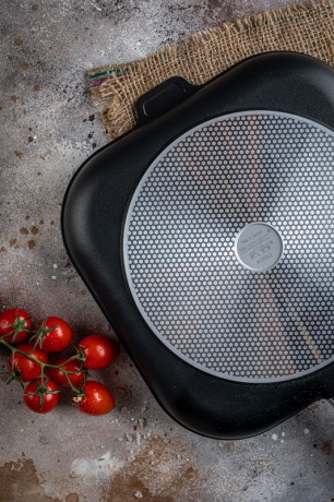 Cковорода гриль со съемной ручкой, 28x28 см. Gastrolux