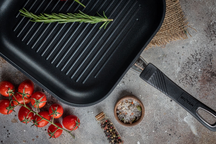 Cковорода гриль со съемной ручкой, 28x28 см. Gastrolux