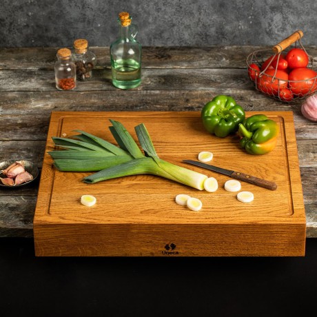 Доска на столешницу дубовая, 55х45 см. Uneca