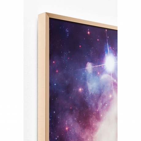 Картина в рамке Big Bang, коллекция "Большой Взрыв", ручная работа 80*80*3, Бумага, МДФ, Стекло, Алюминий, Мультиколор