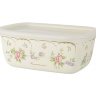 Лоток эмалированный с крышкой Воспоминание, 16х11х6.5 см. EJIRY