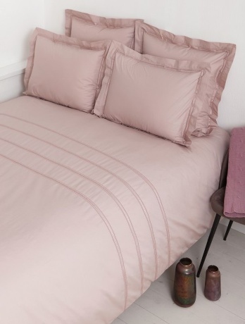Пододеяльник "АКЦЕНТ", перкаль, 150х210см. пудрово- розовый, BOVI