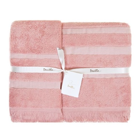 Полотенце "ISLAND", 100x150см. коралловый, Devilla