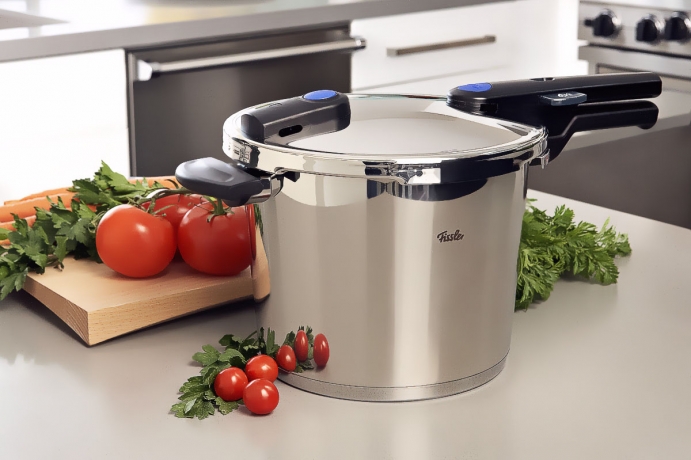 Скороварка Fissler, серия Vitaquick red, 4,5 л., 22 см.