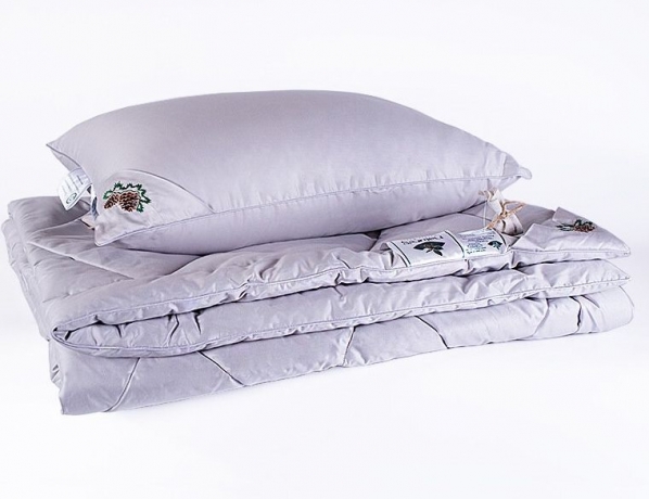 Подушка упругая из Фитолинии "Кедровая сила", 50х68, в комплекте ароматное саше из пленки кедрового ореха, Natures