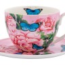 Чашка с блюдцем Розы, 0,4 л. Maxwell & Williams