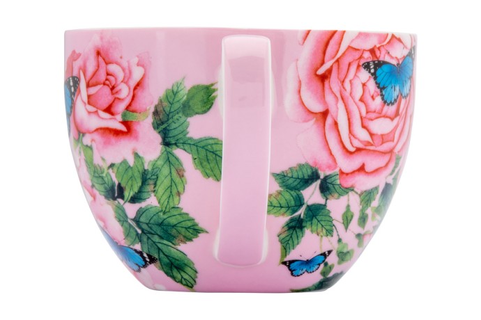 Чашка с блюдцем Розы, 0,4 л. Maxwell & Williams