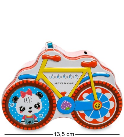 BX- 11/4 Металлическая копилка "Велосипед"