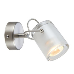 Настенный светильник DELIGHT, Ø7 см. прозрачный/стекло, Halo Design