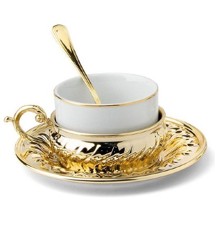 Чайный набор Stradivari Gamma, золото