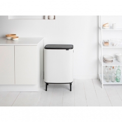 Мусорный бак Touch Bin Bo Hi (2 х 30 л), Белый Brabantia