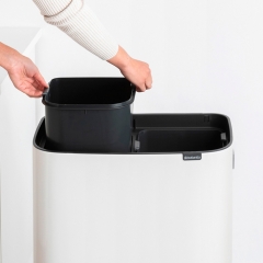 Мусорный бак Touch Bin Bo Hi (2 х 30 л), Белый Brabantia