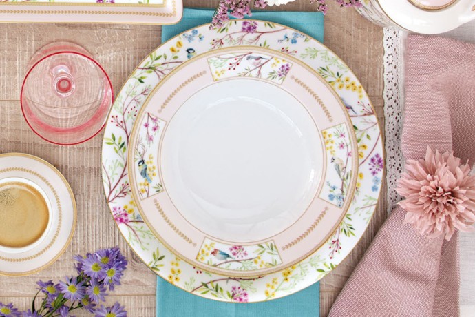 Тарелка суповая Пение птиц, 21,5 см. Easy Life