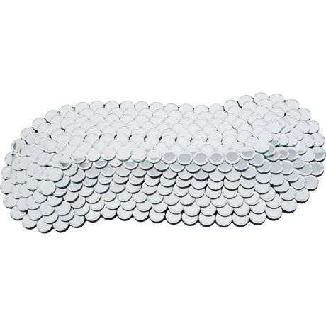 Зеркало Discs, коллекция "Диски" 49*101*4, Стекло, МДФ, Бесцветный