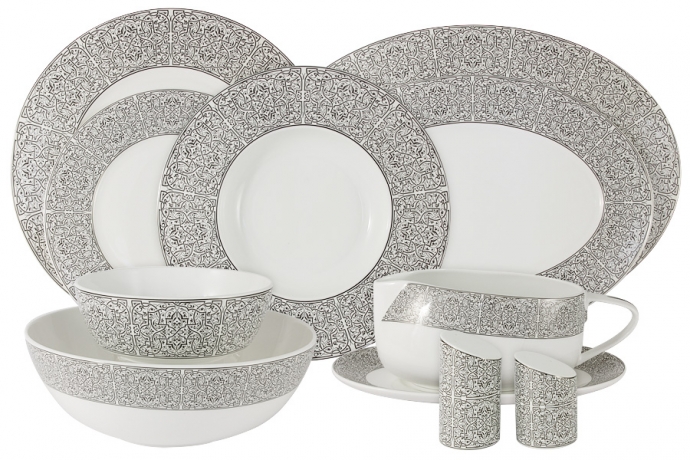Обеденный сервиз Серебряный дворец 27 предм.на 6 персон, Naomi