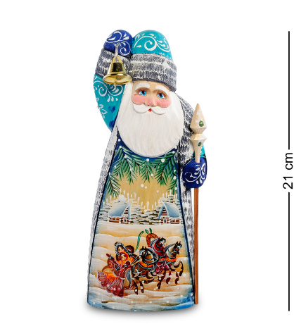 РД- 15 Фигурка Дед Мороз (Резной) 21см