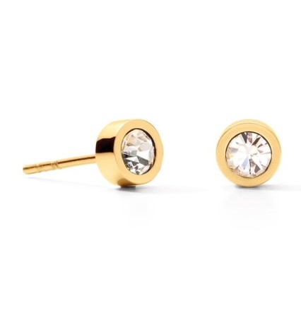 Пусеты Crystal-Gold Coeur de Lion