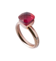 Кольцо Firenze light fuchsia 18.5 мм. Qudo
