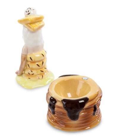 CMS-57/ 4 Подставка для яйца с солонкой "Леди" (Pavone)