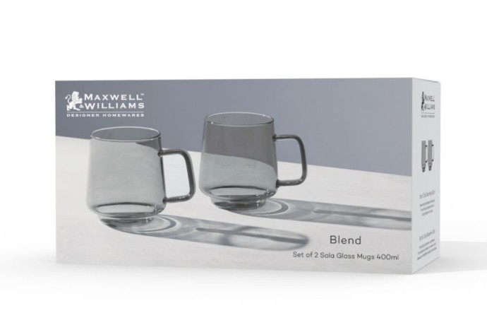 Набор кружек Blend Sala, серый, 0,4 л. 2 шт. Maxwell & Williams