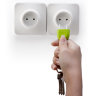 Брелок+держатель для ключа Unplug, зеленый, Qualy