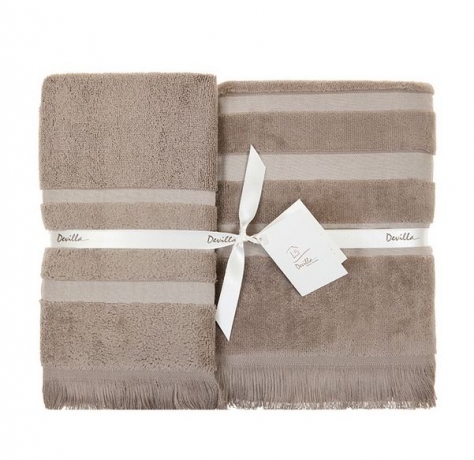 Полотенце "ISLAND", 50x100см. мокрый песок, Devilla