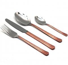 Набор столовых приборов, 24 пр. STRAW COPPER Herdmar